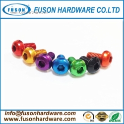 Purple Anodized Aluminum Button Head Socket Cap Screws, hexagon socket head cap screw