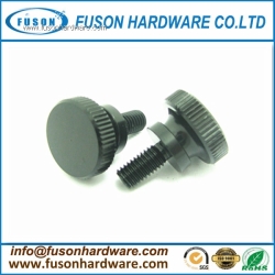 M6x20 Knurled Head Thumb Screw with holes Anodized Black/Aluminum CNC Lathes Parts, Black Aluminum Thumb Screws with two holes